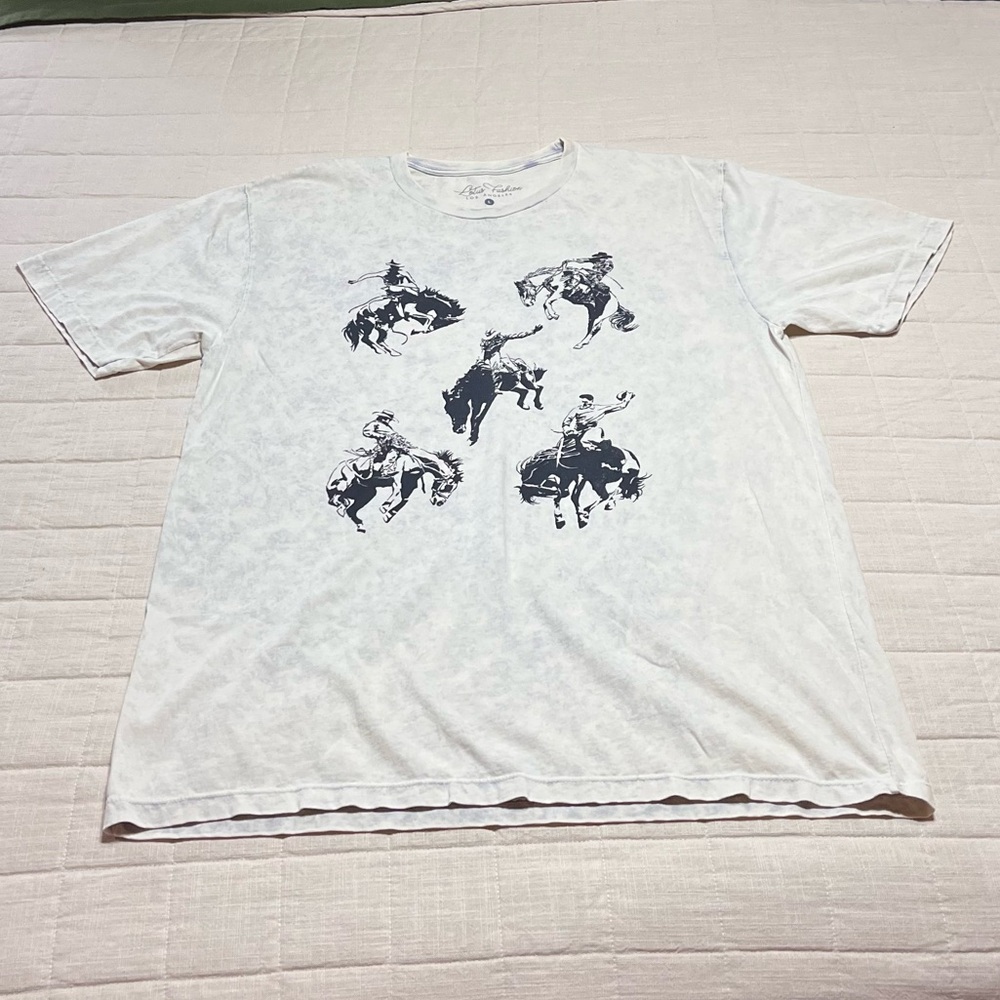 Rodeo Graphic White T-Shirt